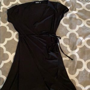 Apt 9 black wrap dress